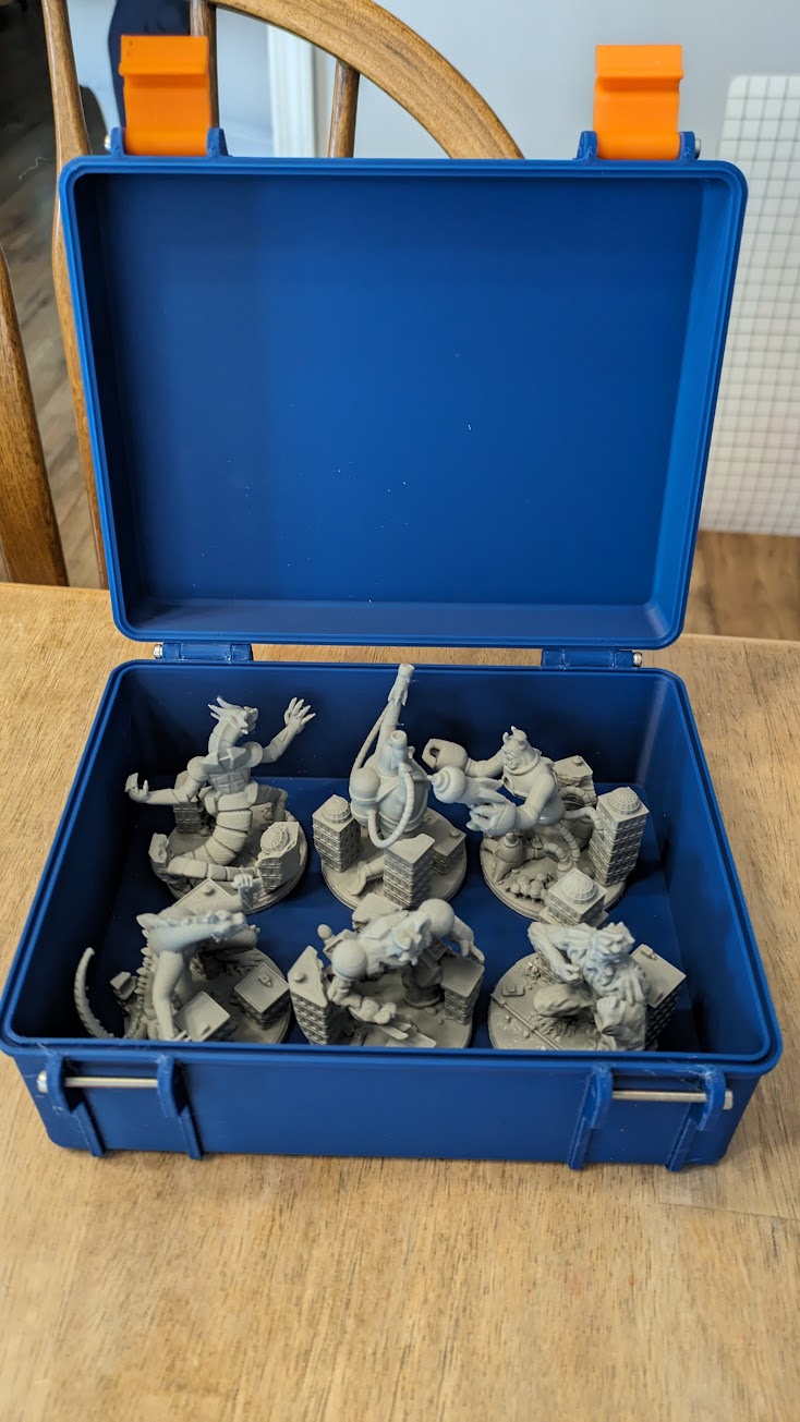 King of Tokyo Figures Rugged Magnetic Storage Box
