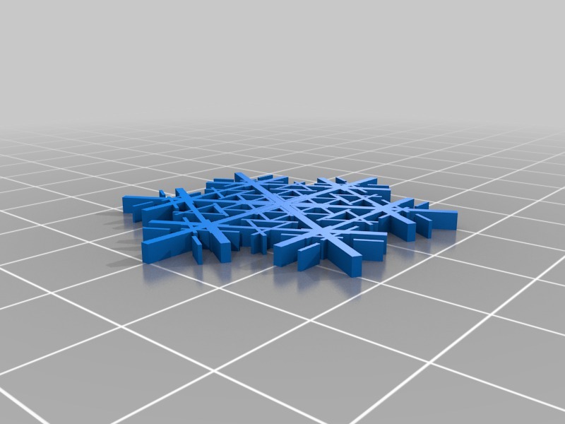 Miniatura 13 do modelo 3D Parametric Snowflake Generator