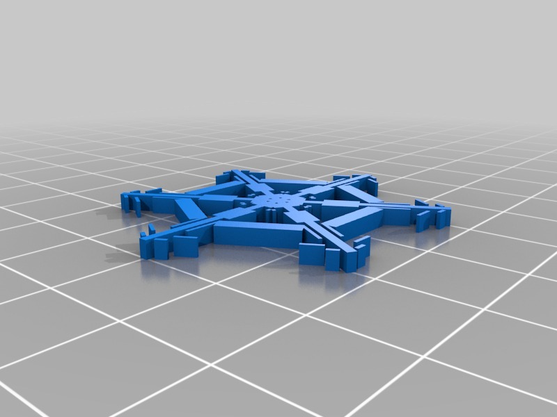 Miniatura 14 do modelo 3D Parametric Snowflake Generator