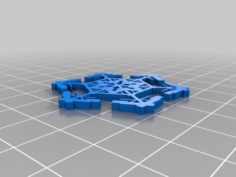 Miniatura 19 do modelo 3D Parametric Snowflake Generator