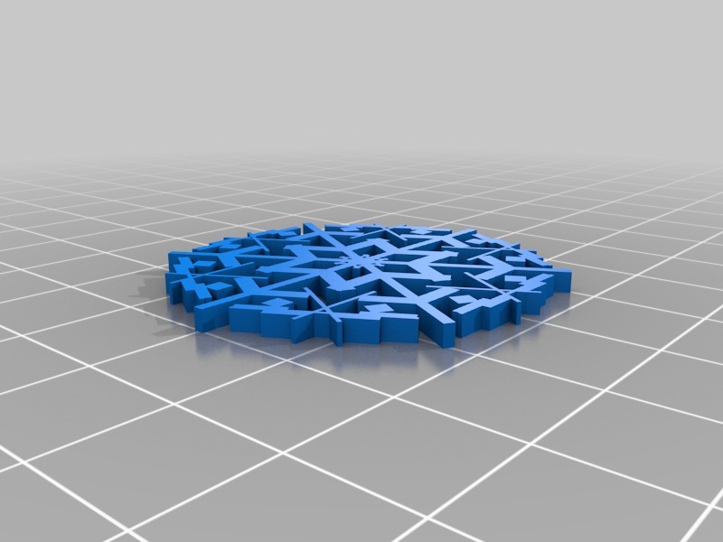 Miniatura 22 do modelo 3D Parametric Snowflake Generator