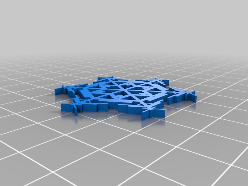 Miniatura 23 do modelo 3D Parametric Snowflake Generator