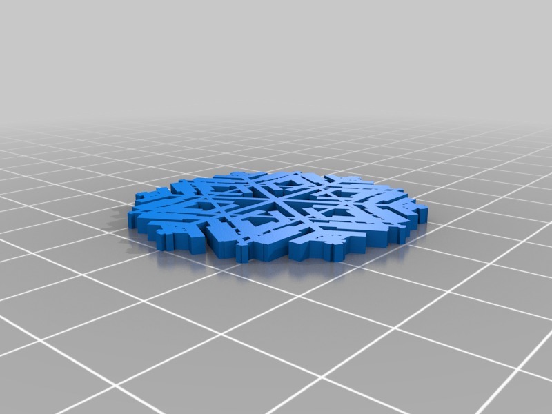 Miniatura 28 do modelo 3D Parametric Snowflake Generator