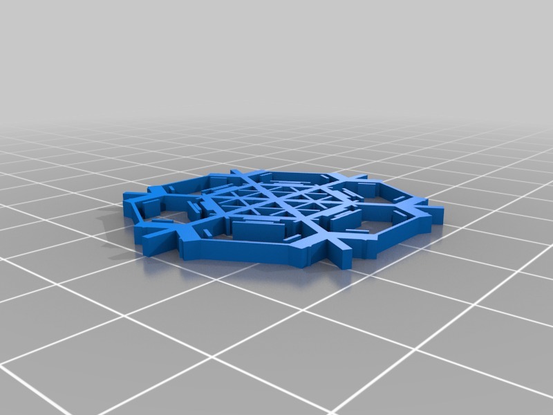Miniatura 29 do modelo 3D Parametric Snowflake Generator
