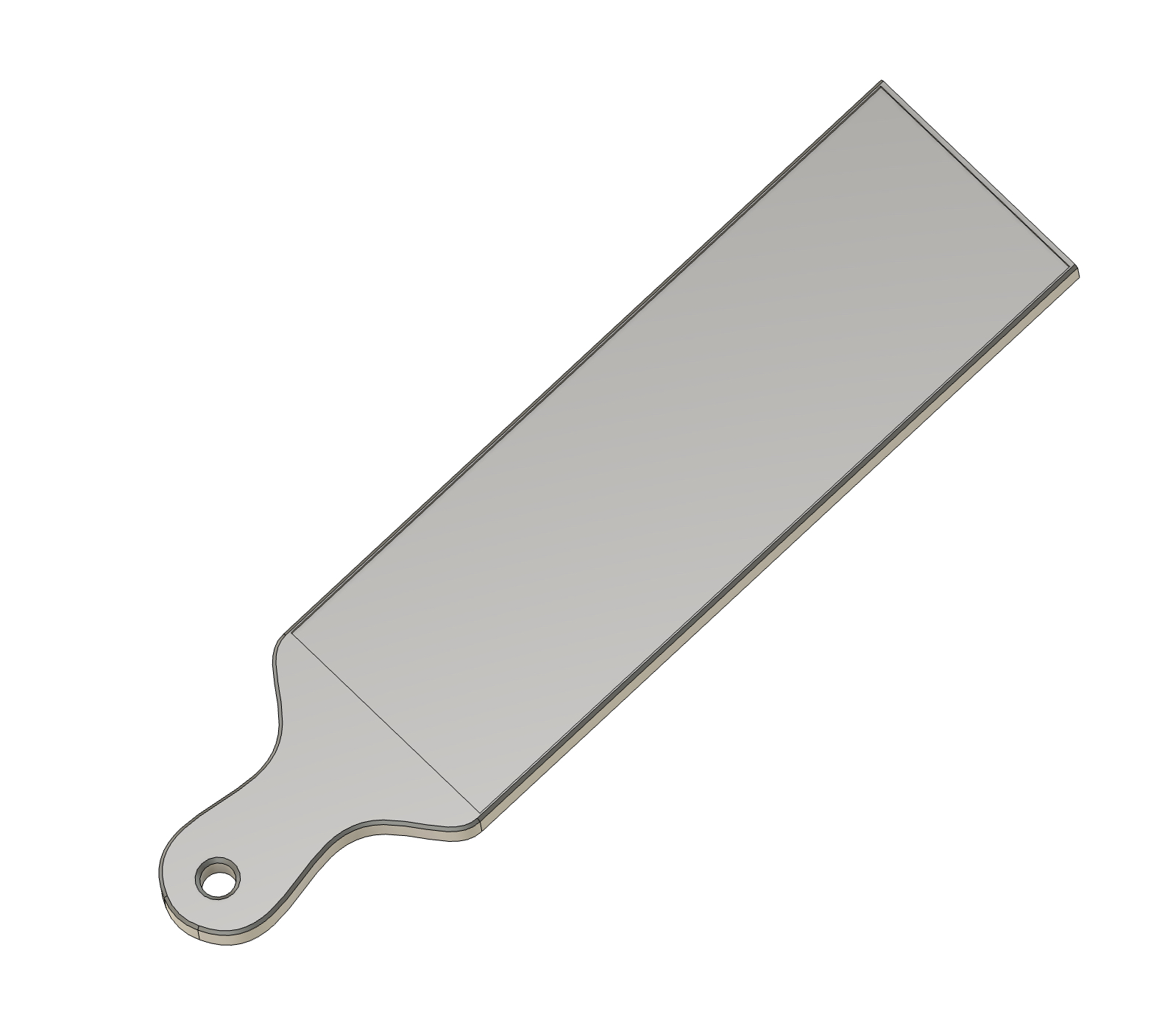 Leather strop handle