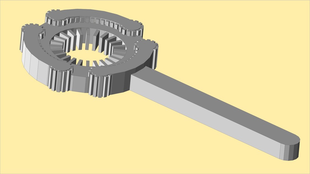 Miniatura 2 do modelo 3D Ribbed Bubble Wands