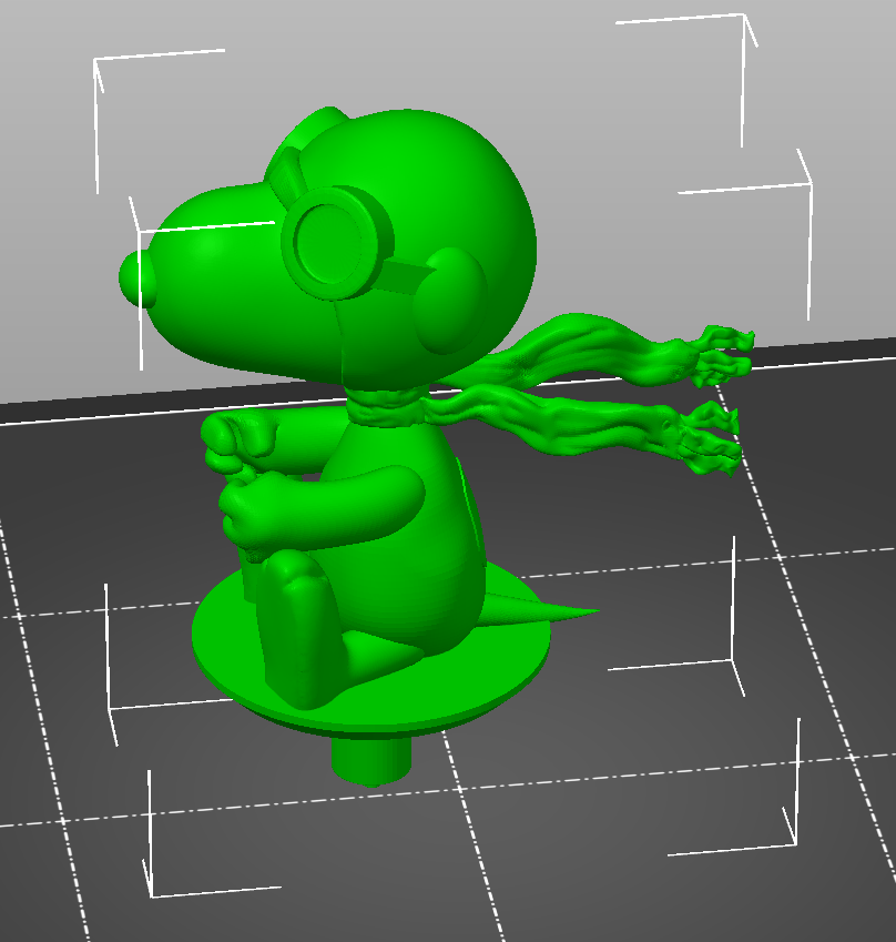Z-Axis Visualiser - Pilot Snoopy 3D model thumbnail