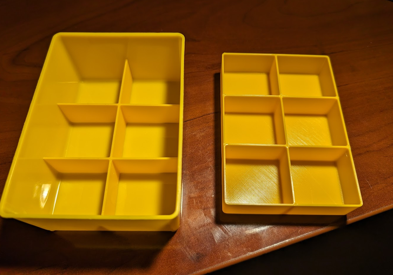 Harbor Freight medium parts bin dividers by Lanman1 Download free STL