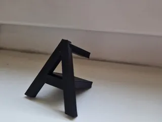 letter A by timof | Download free STL model | Printables.com