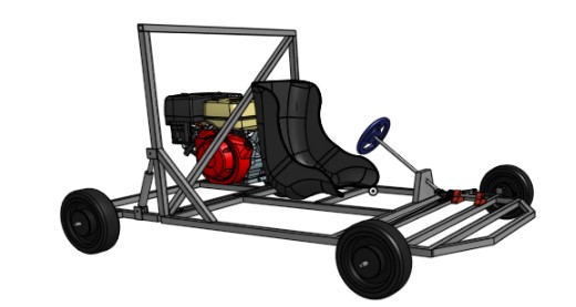 Go Kart Welded Frame by BINGBONG | Download free STL model | Printables.com