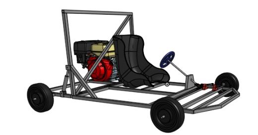 Go Kart Welded Frame by BINGBONG | Download free STL model | Printables.com