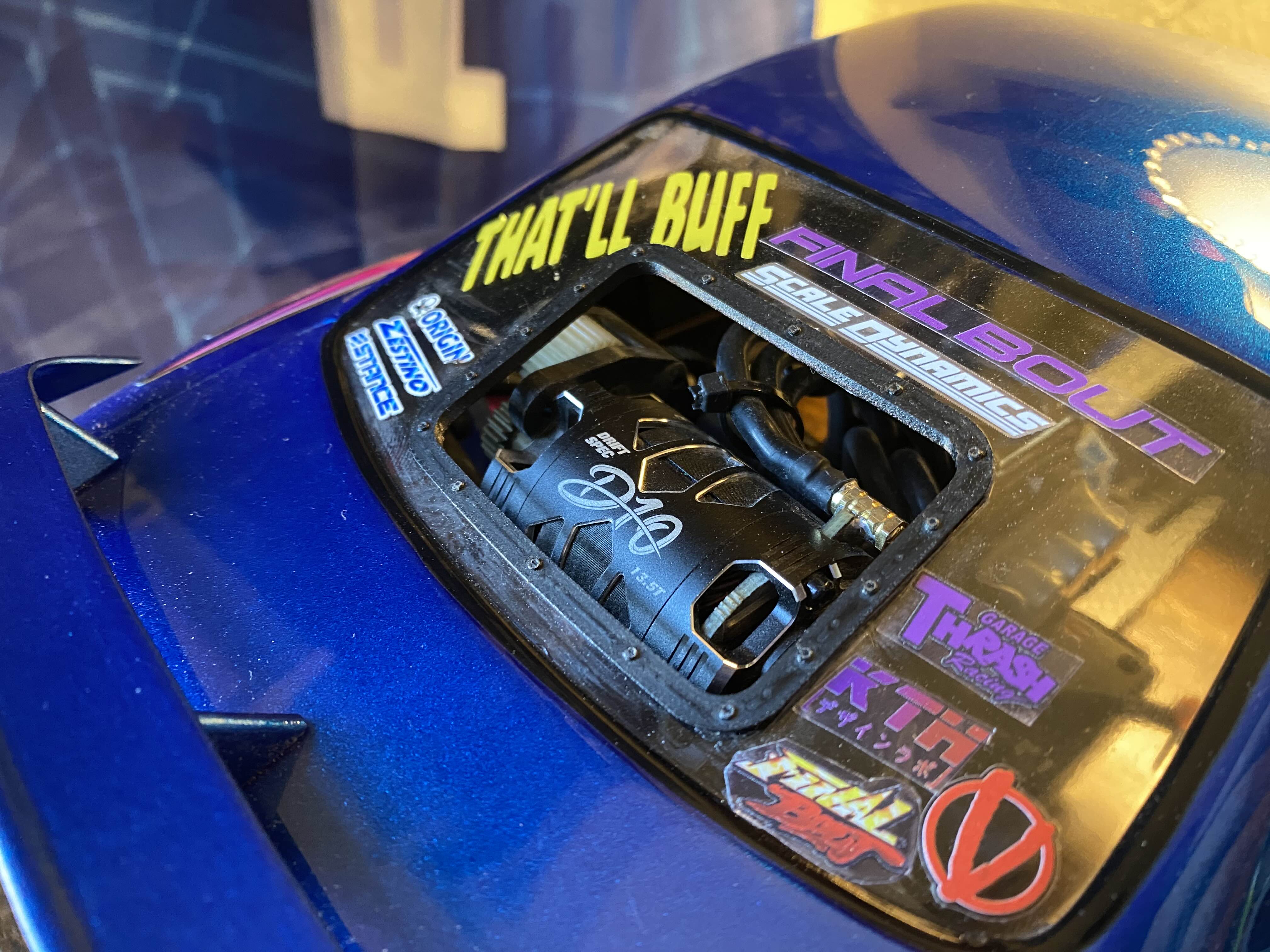 Rear Window Vent - 1/10 RC Drift
