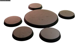 Miniature bases: Polystyrene
