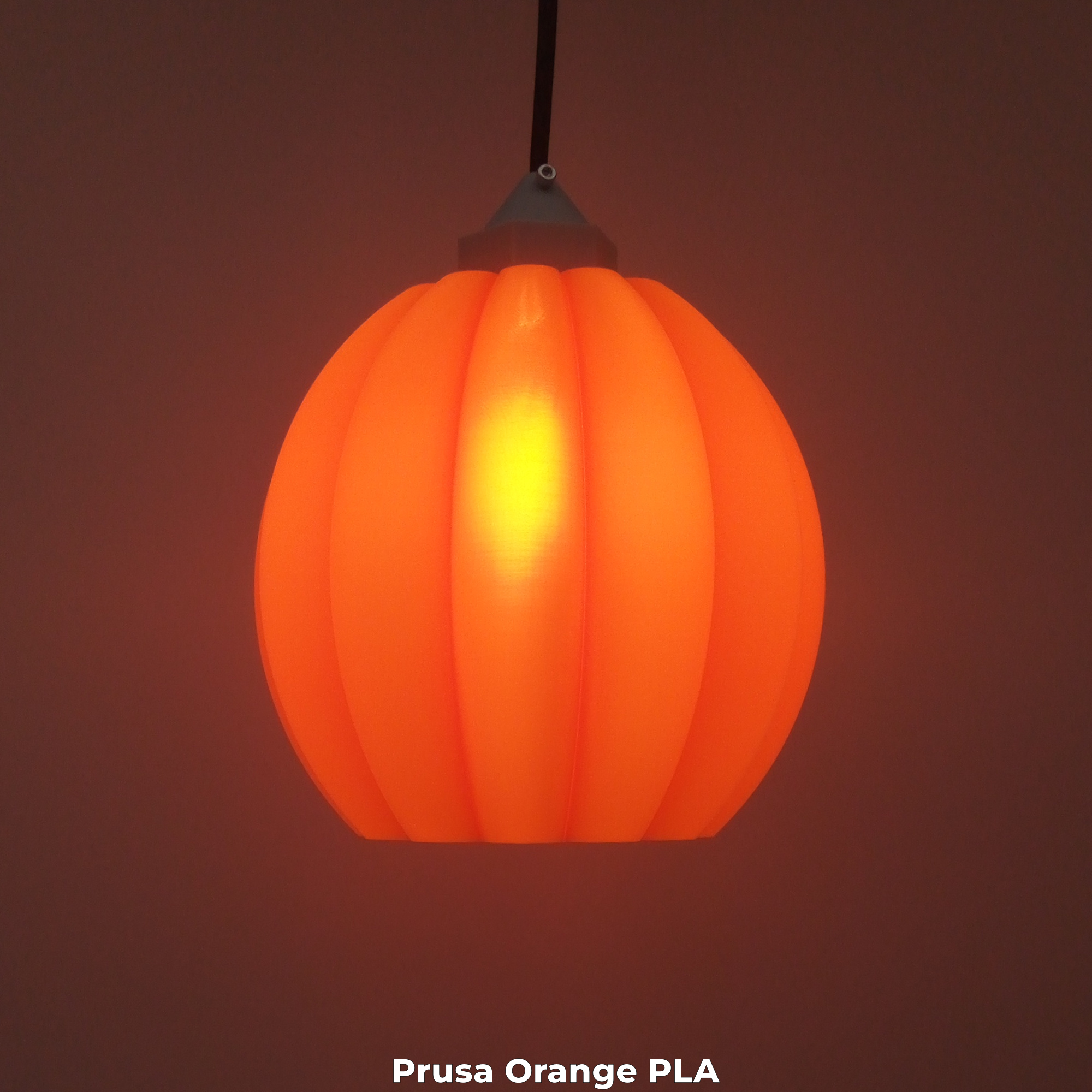 Pumpkin. Abstract Lampshade, pendant light [vasemode]