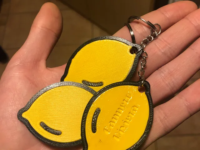 lemon key chain
