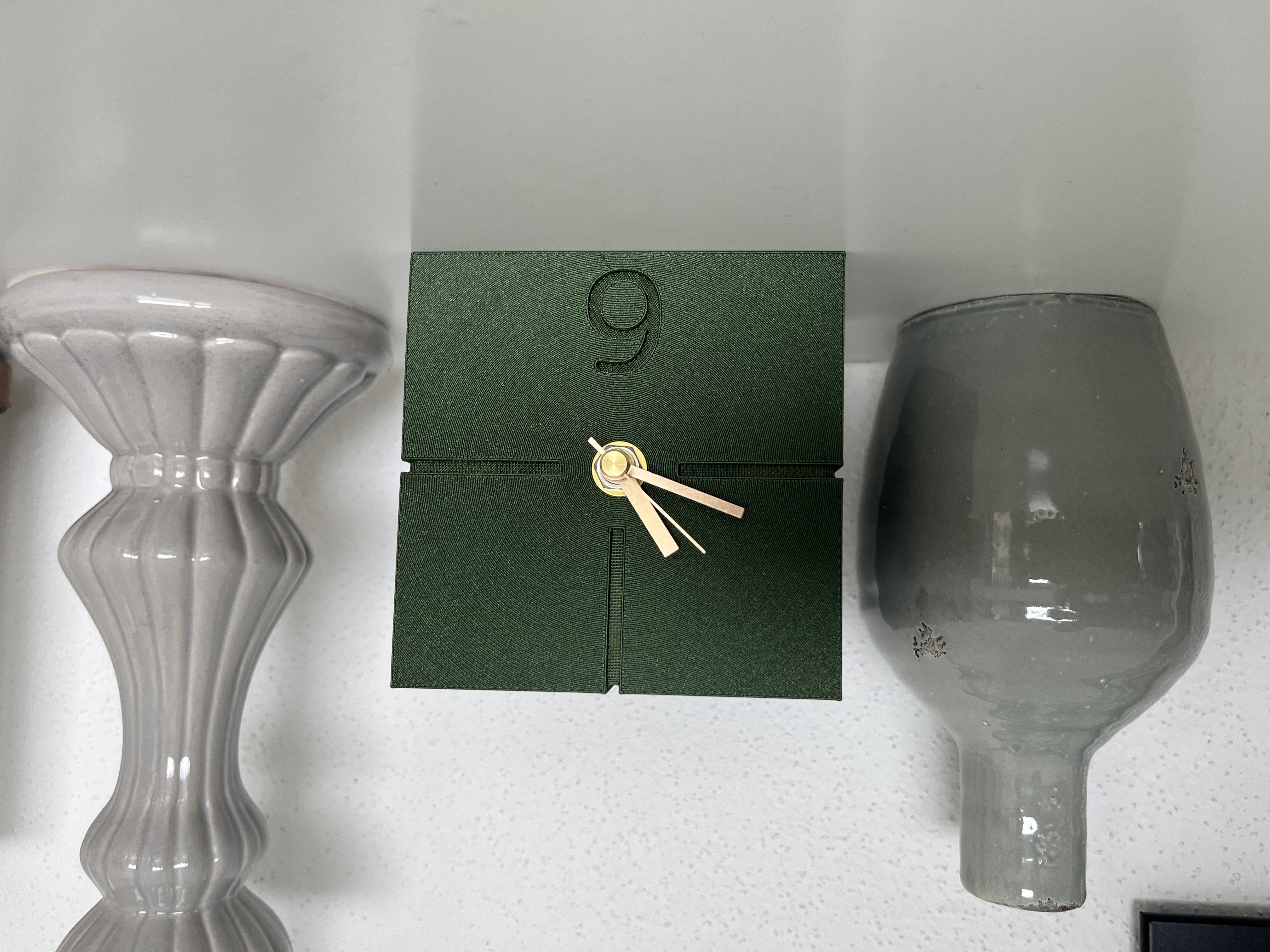 Vintage Cube Clock