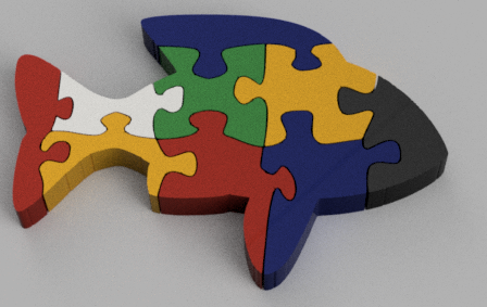 Puzzle Pez ZOO De ensueño
