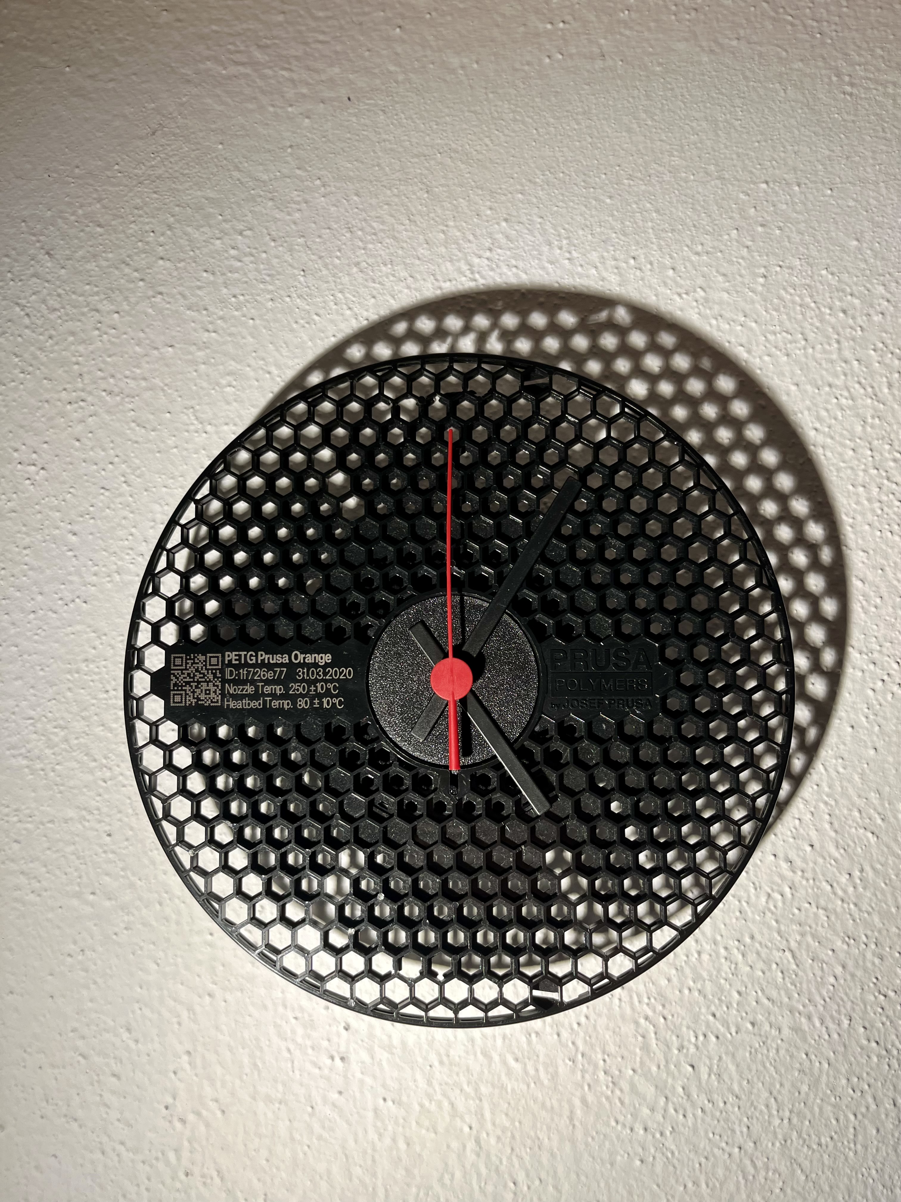 Prusament spool Clock