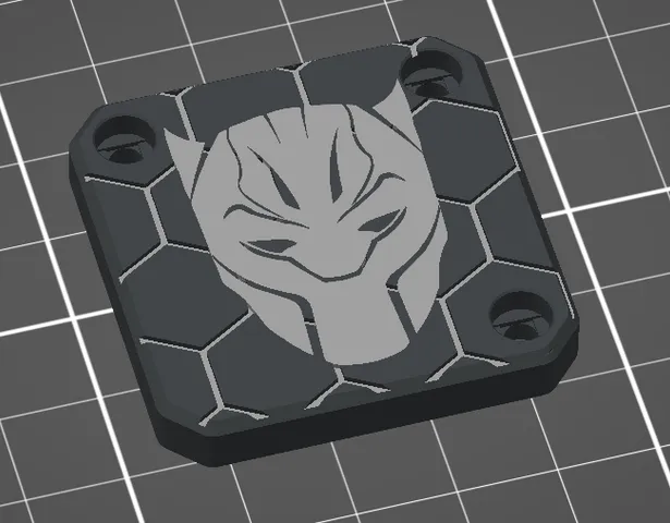 Prusa MK4 R3 Nextruder Cover - Black Panter MMU