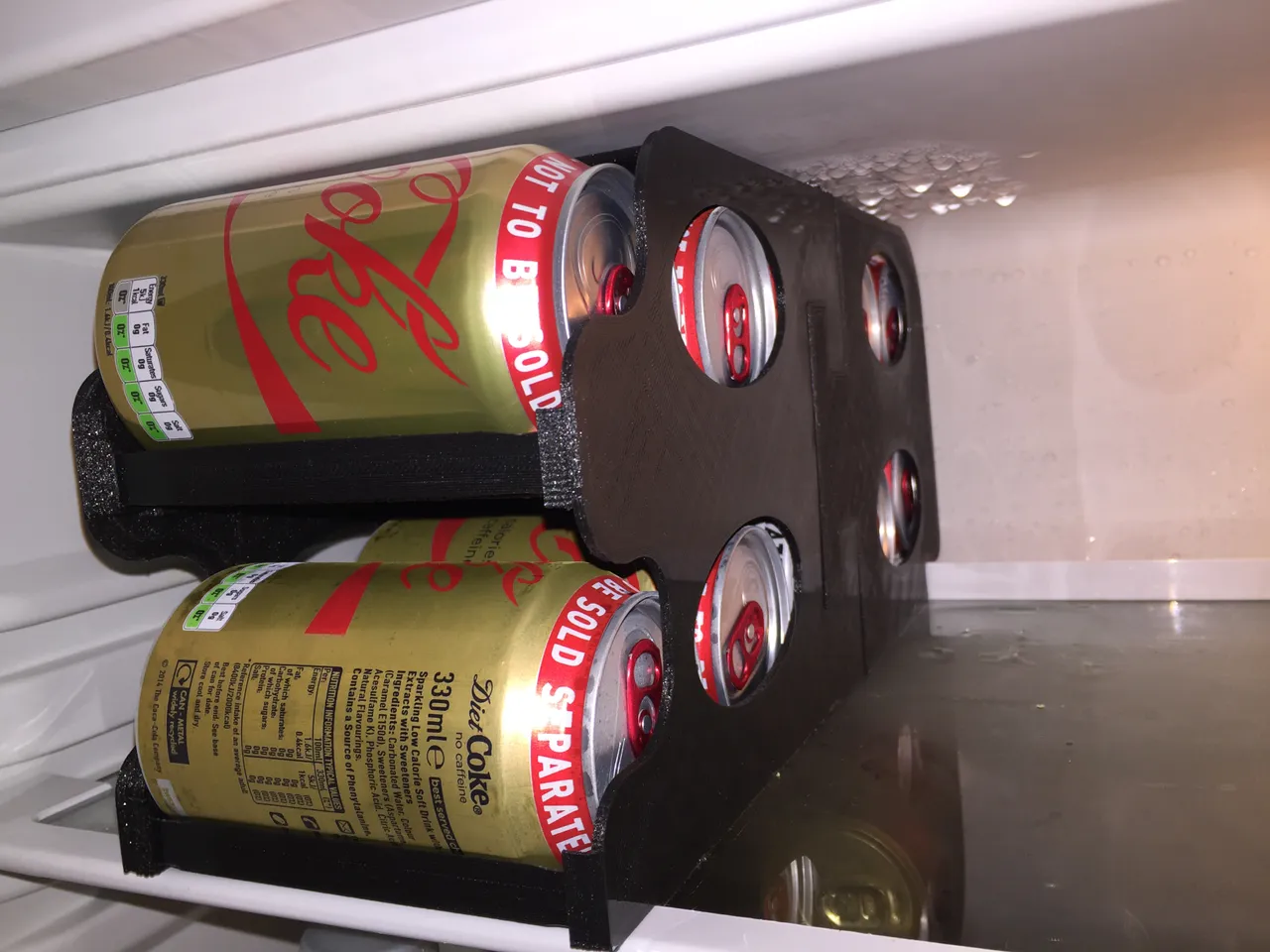 Refrigerator Beer / Pop Can Holder / Dispenser by Peter Main