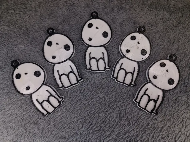 2D Kodama Keychain