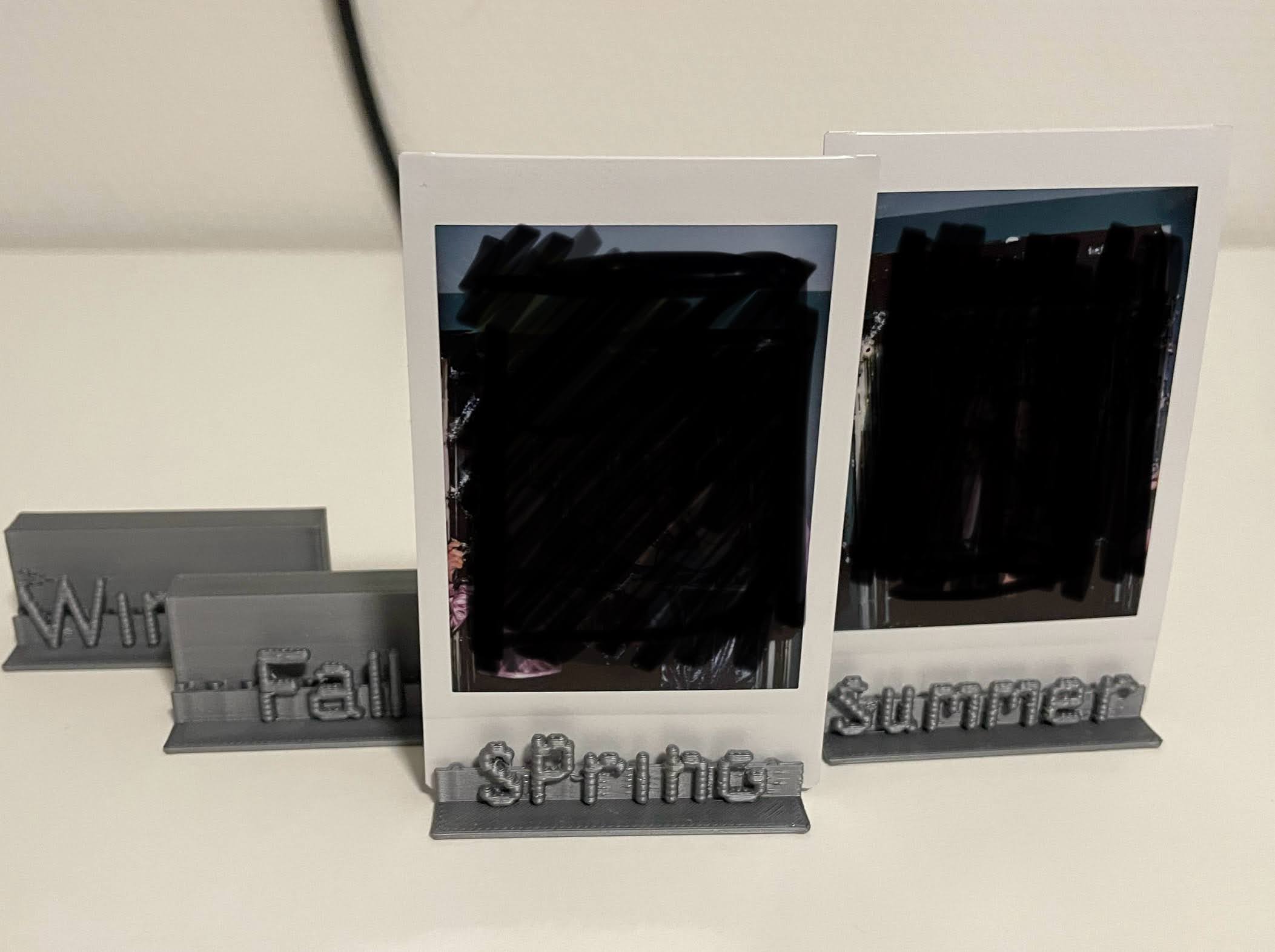 Seasons picture holder