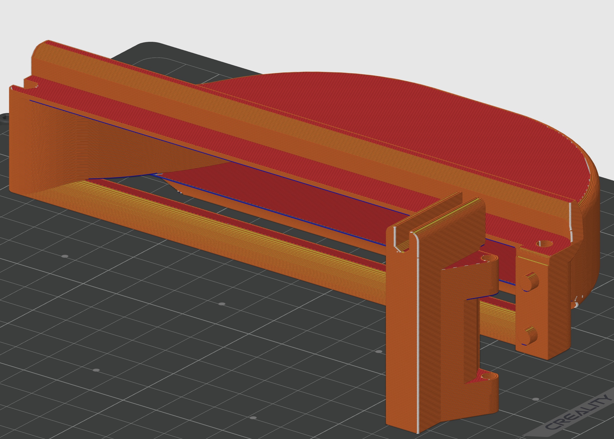 JC Riser Creality K1 SpeedBump RE-REmixer 3D model thumbnail