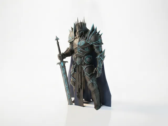 Armored Knight Figurine Fantasy 3D Printable