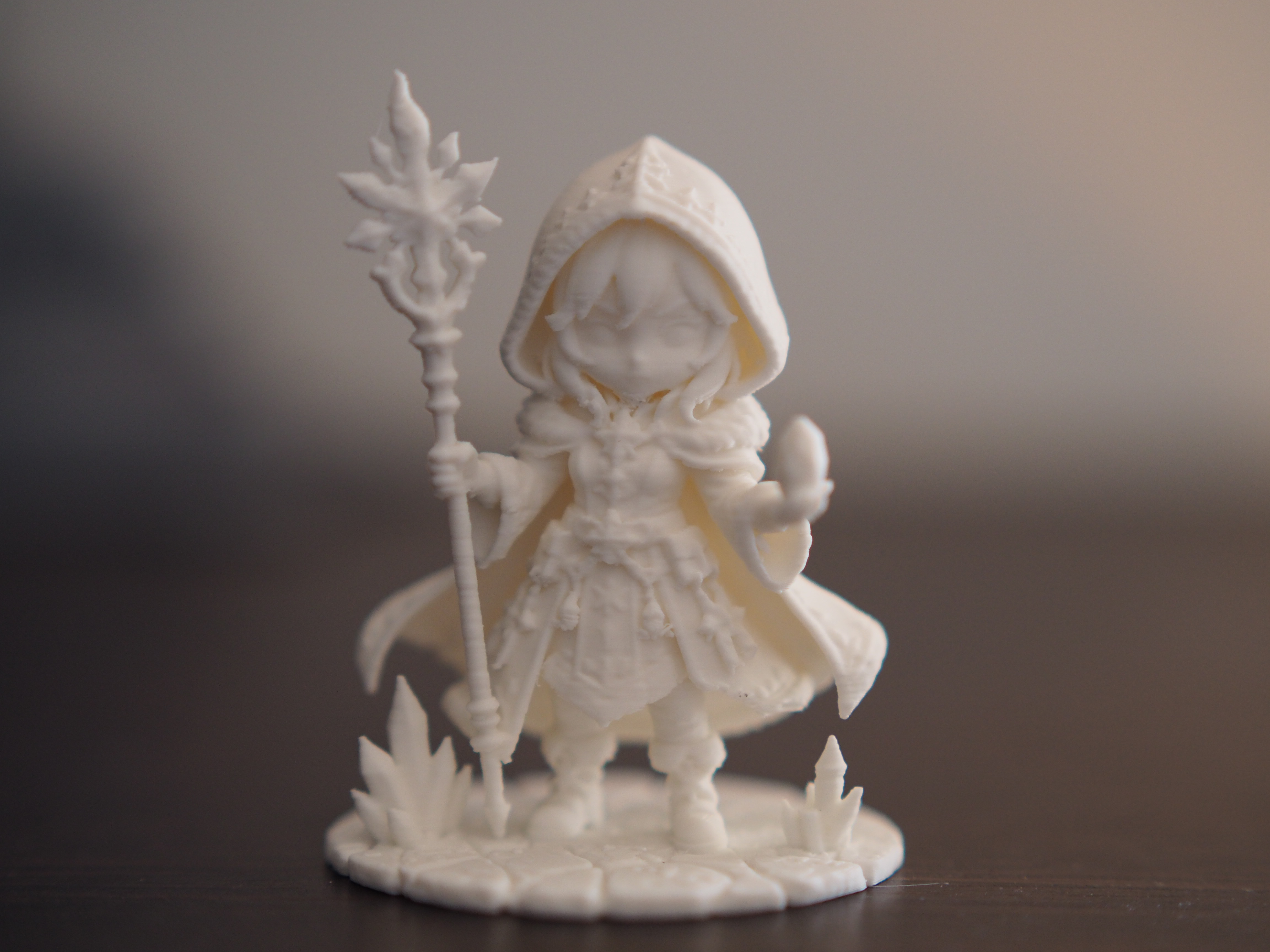 Frostveil – Ice Sorceress Chibi 70mm Fantasy