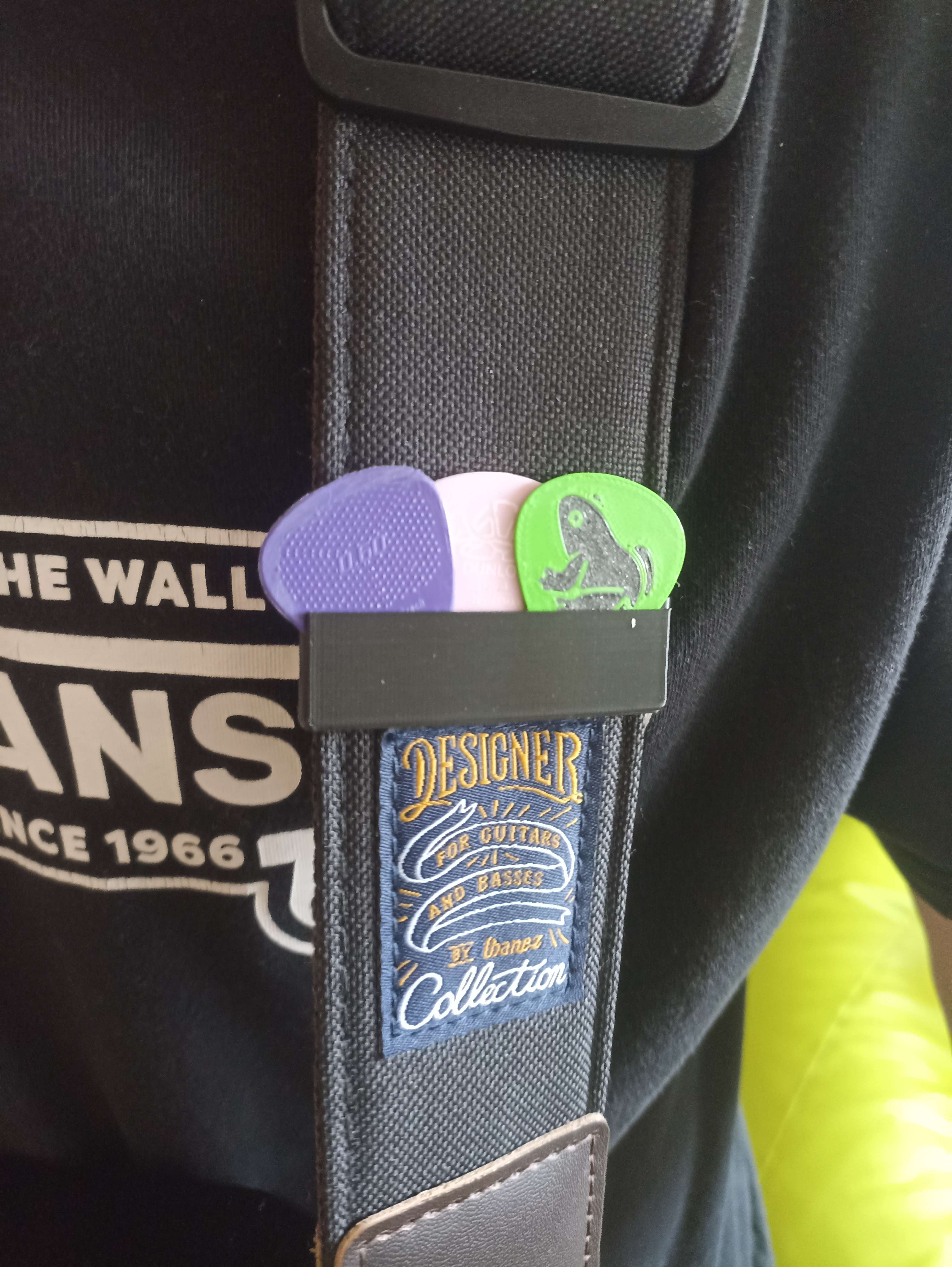 Strap Pick Holder Guitar