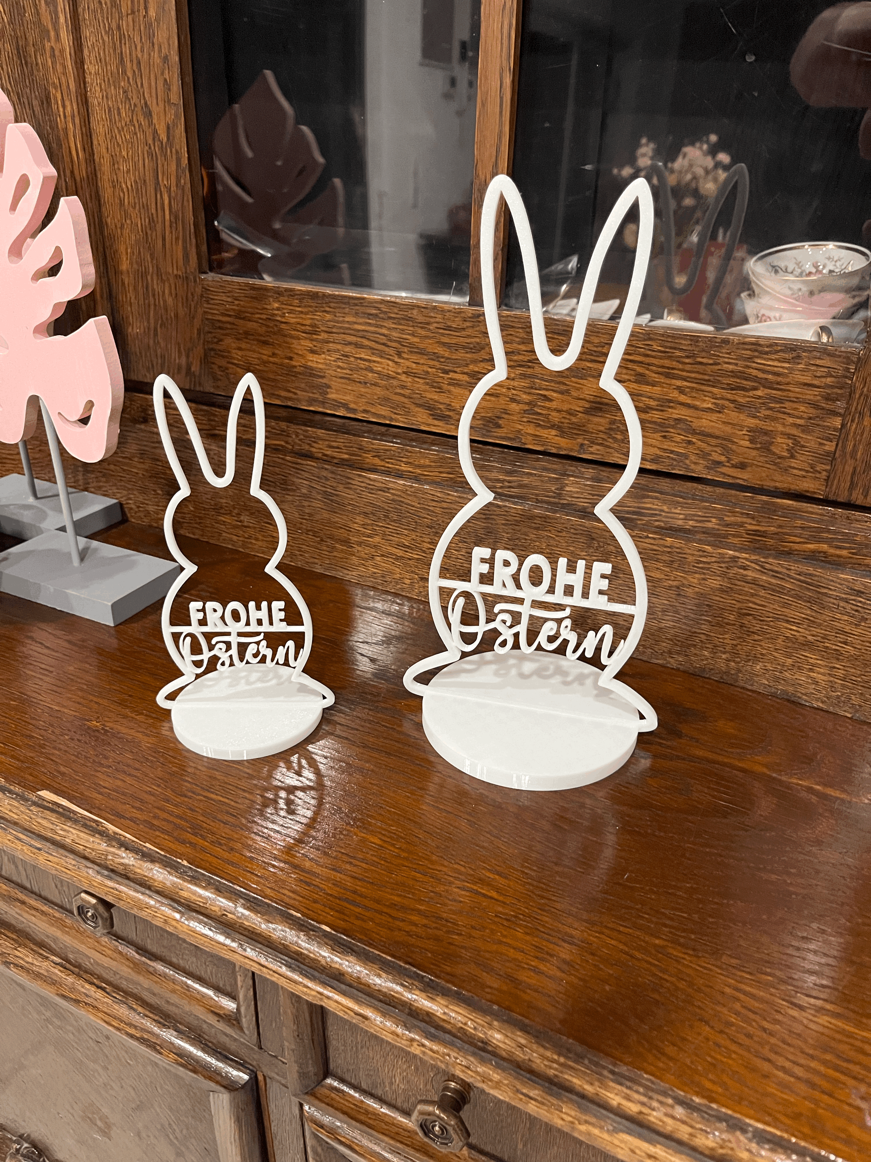 Osterhase Frohe Ostern 25 cm