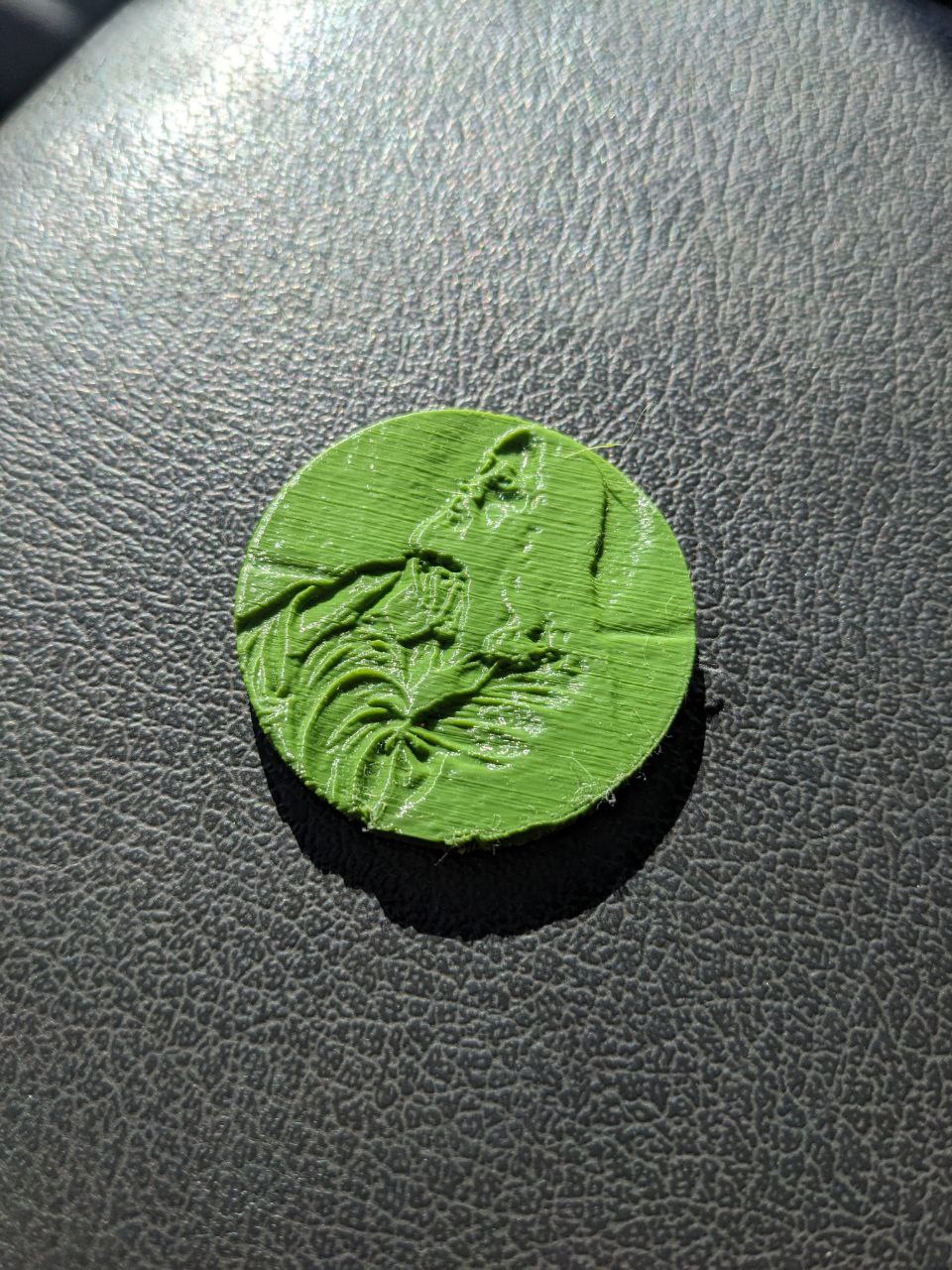 Christ Coin Jesus Praying