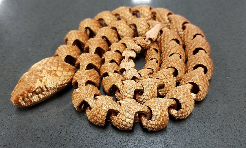 Articulated Snake with Scales