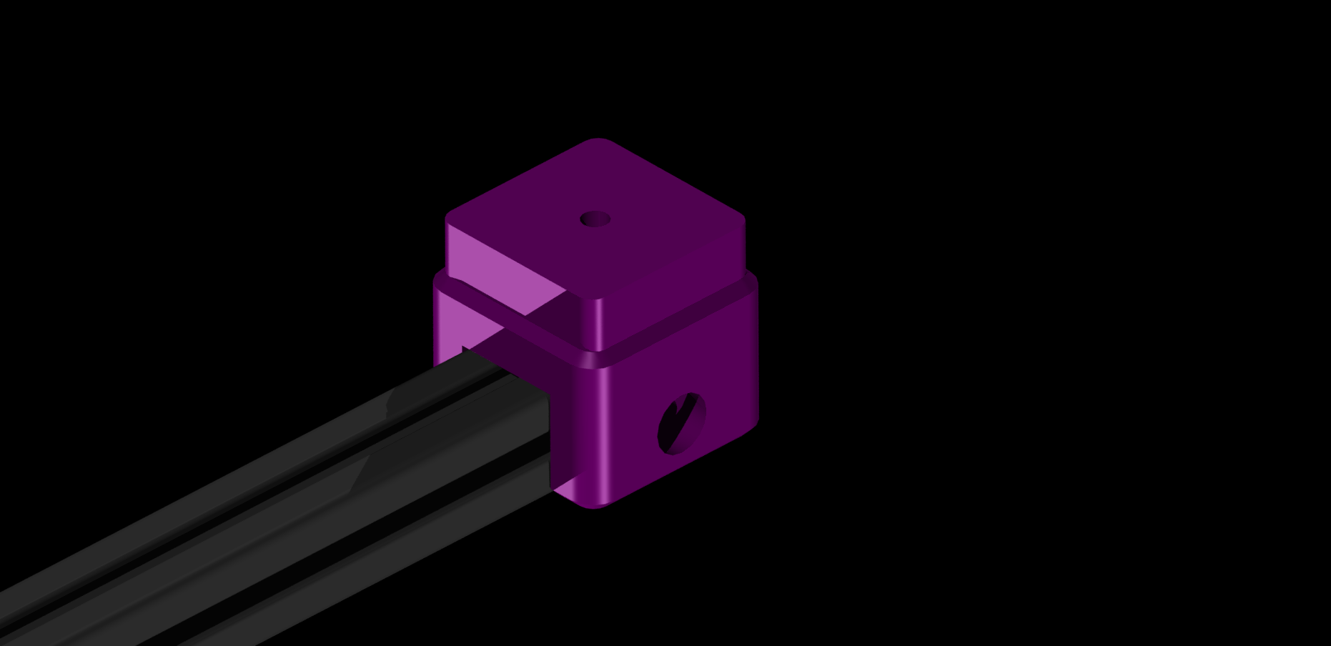 2020 Extrusion drill guide