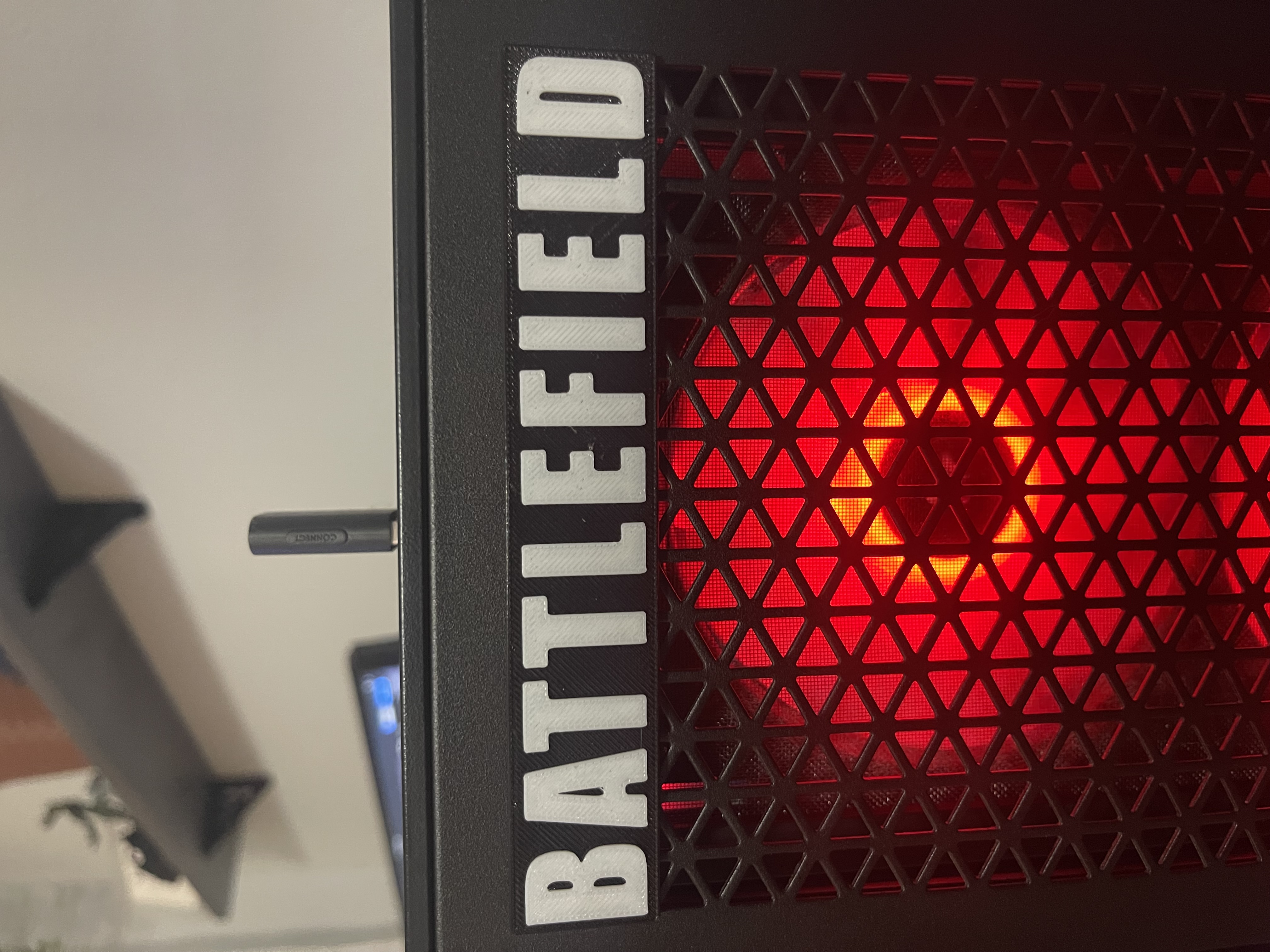 BATTLEFIELD CORSAIR 4000D LOGO SNAP PLATE NO AMS