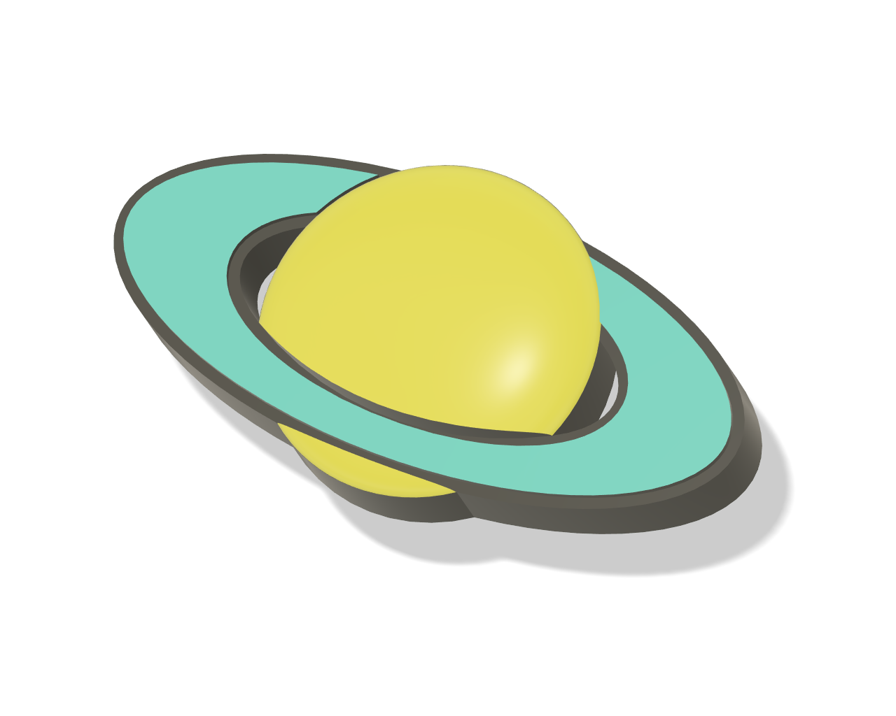 Lapel Pins - Saturn - Crocs Clogs Compatible Charms