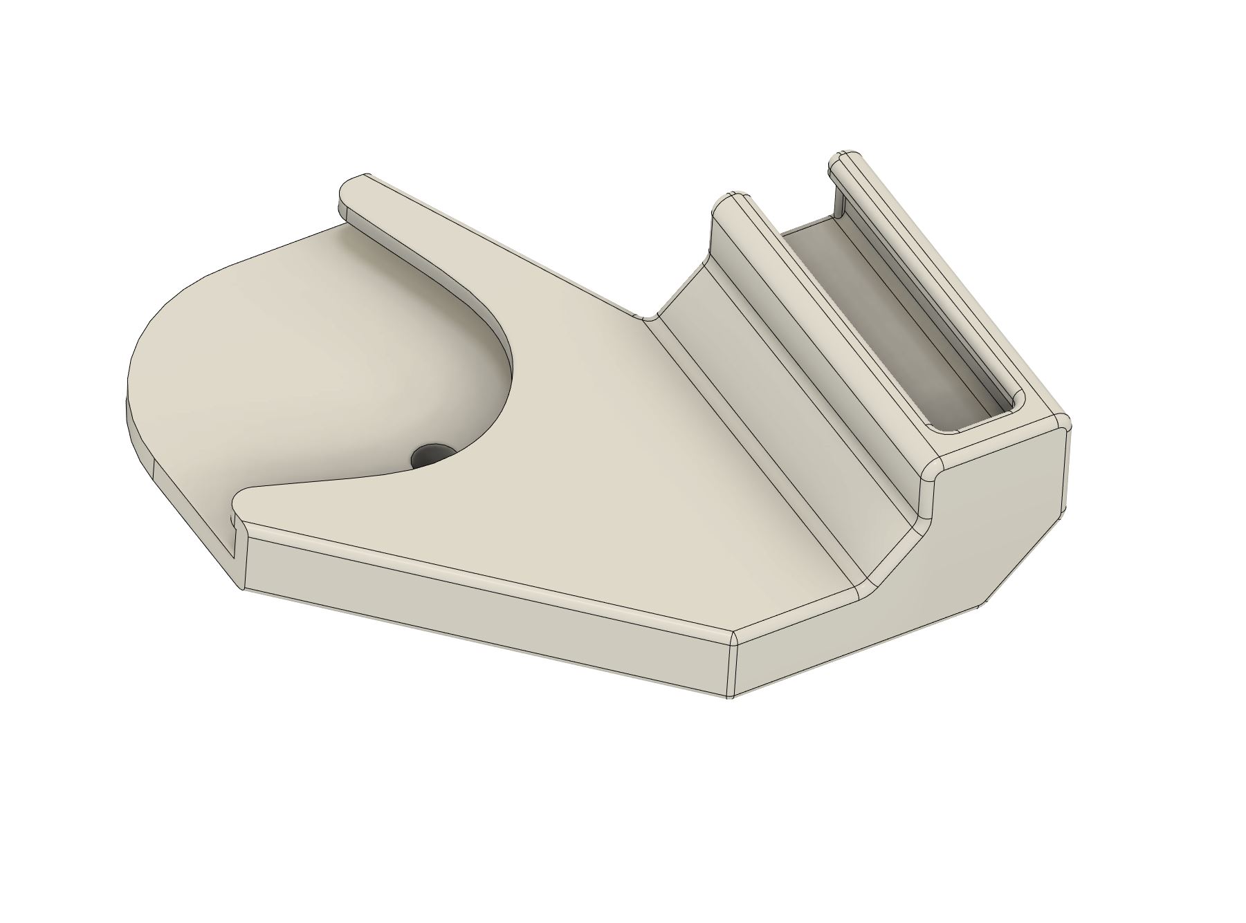 Creality Cr-10s Pro v1 Nozzle Cleaning Brush Mount