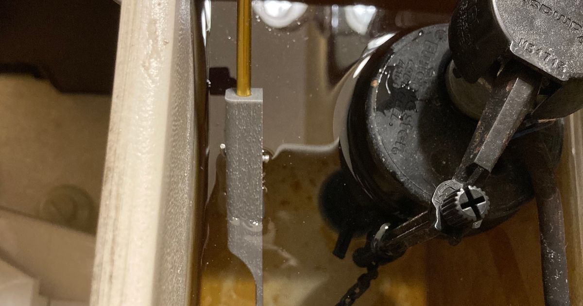 Toilet Handle Lever Repair Tip by Maxim7745 Download free STL model