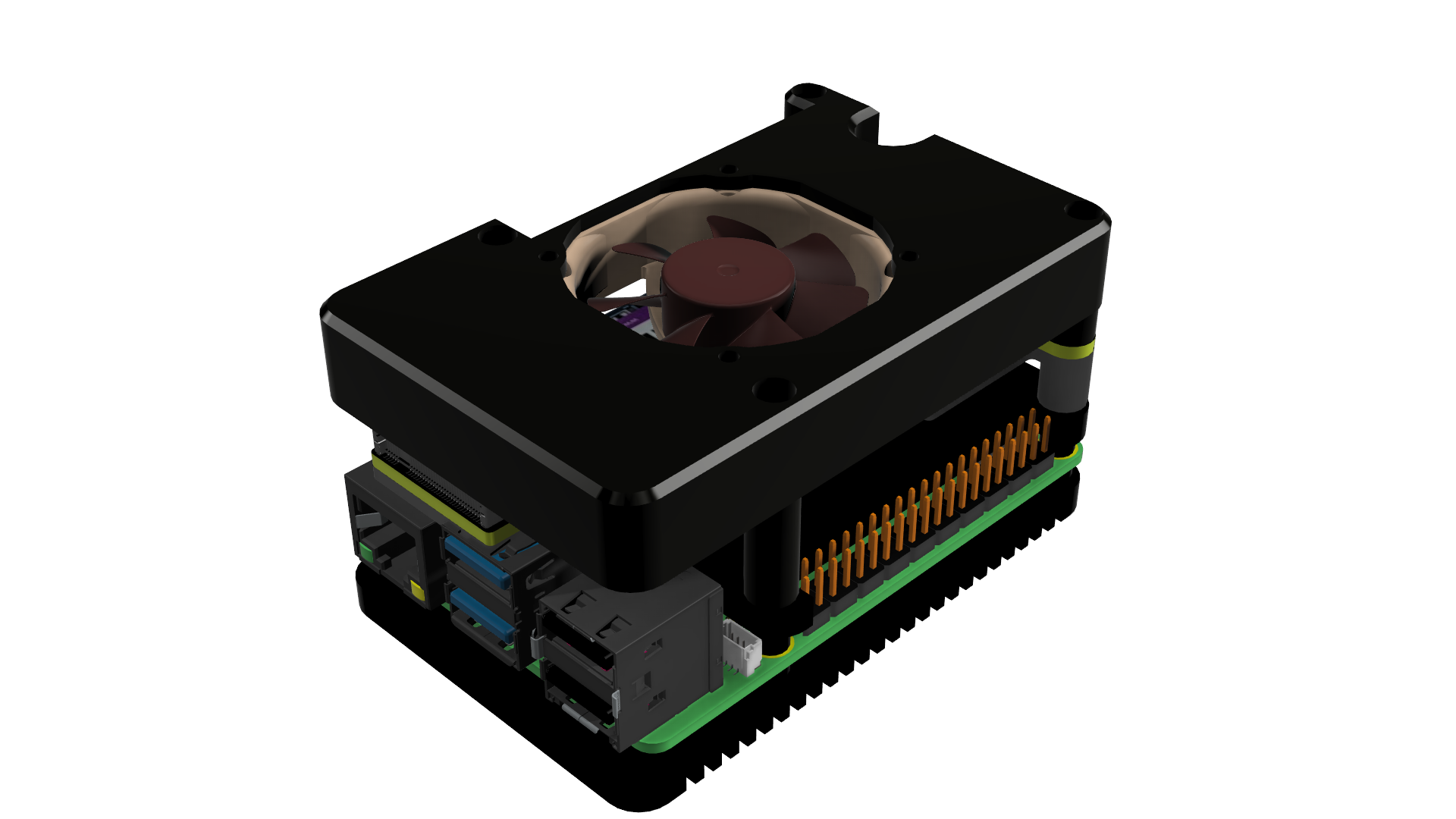 Fan Adapter for Raspberry Pi 5 by arcz | Download free STL model ...