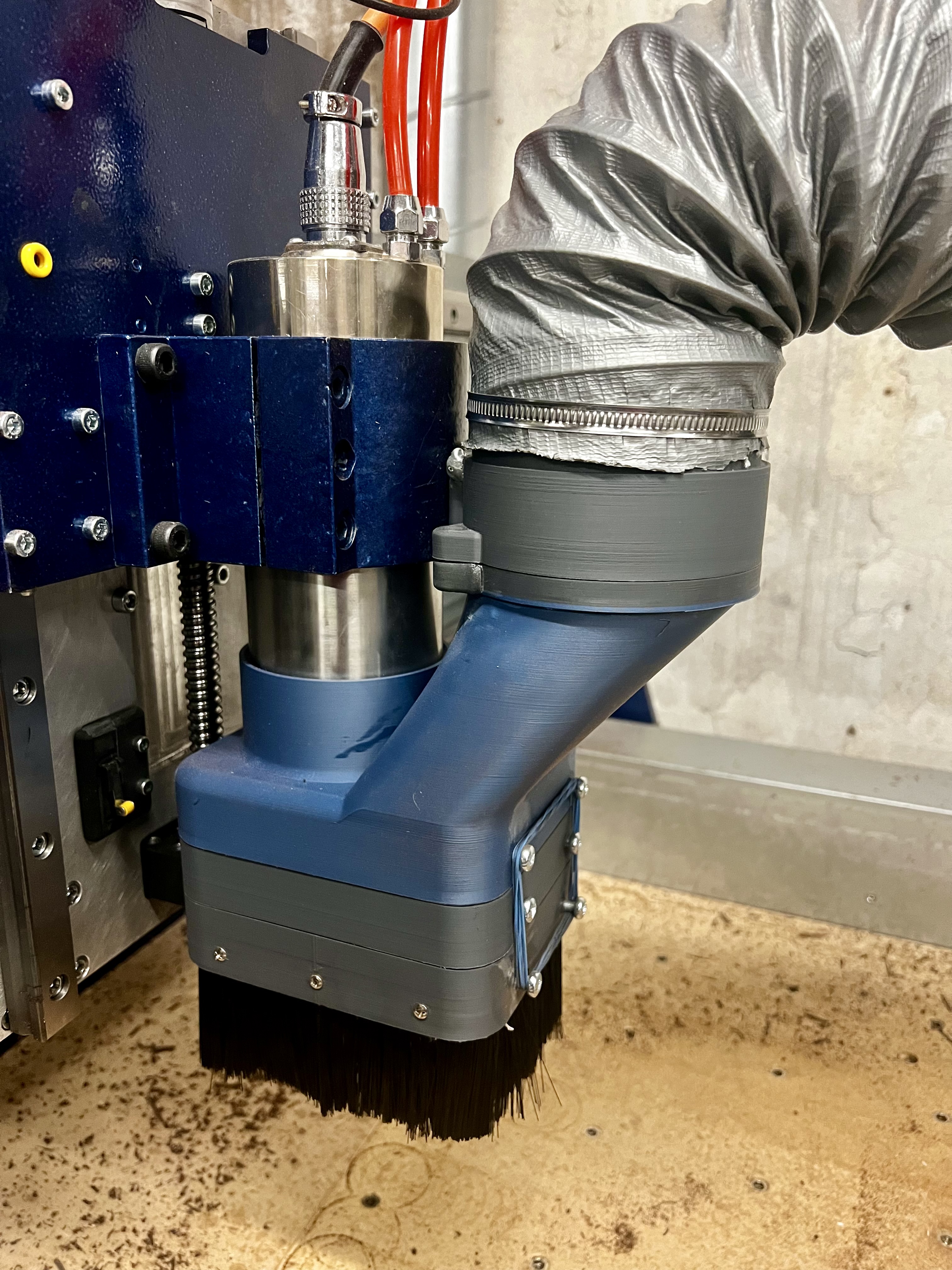 CNC Dust collector with ring light