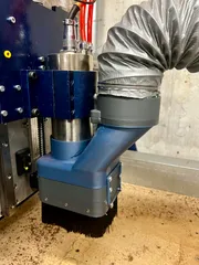 CNC Dust collector with ring light