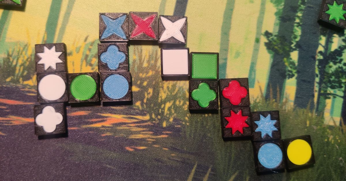 Qwirkle board game by eagleeye | Download free STL model | Printables.com