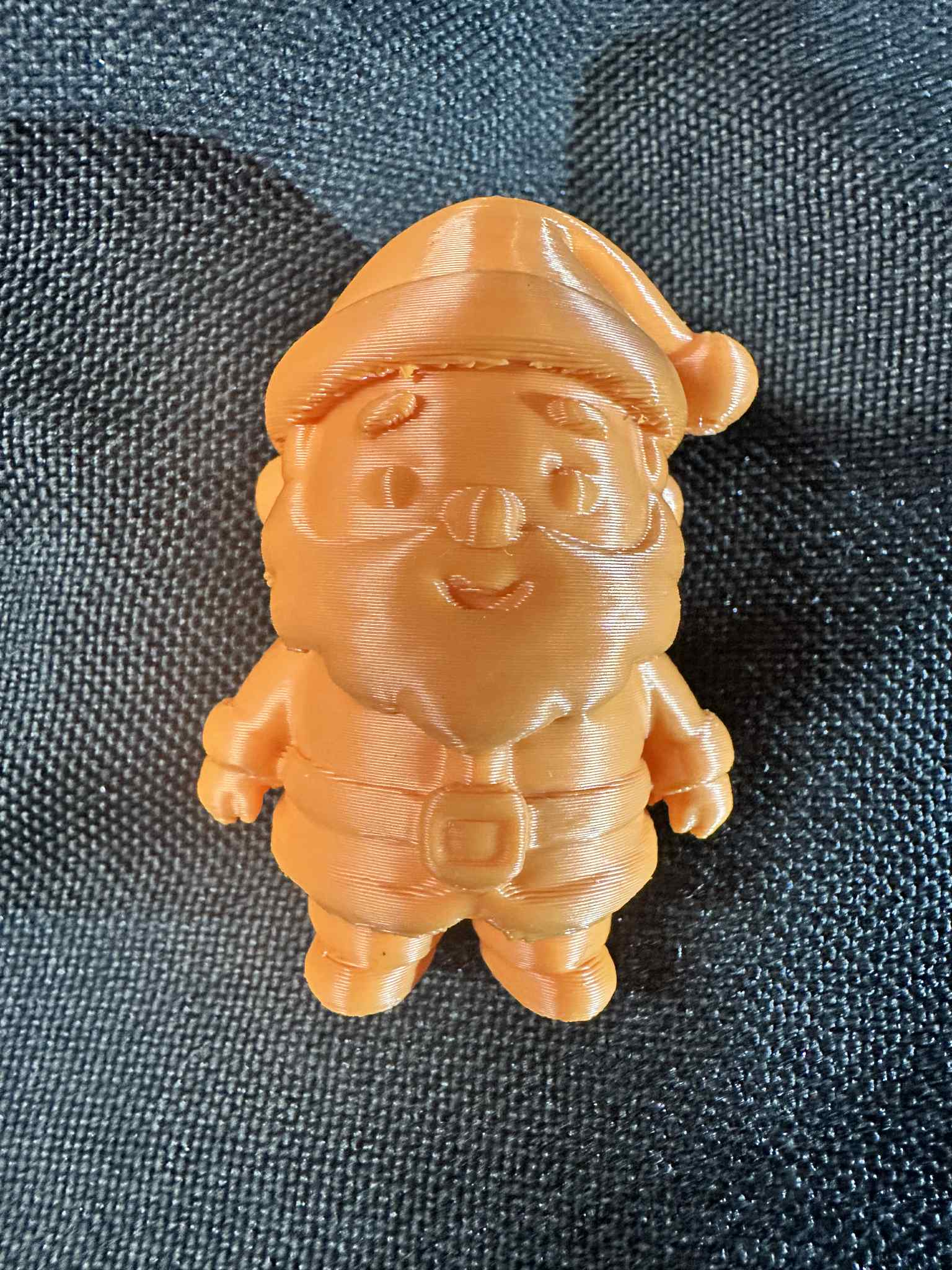 Jolly Stylized Santa Claus Doll Figurine
