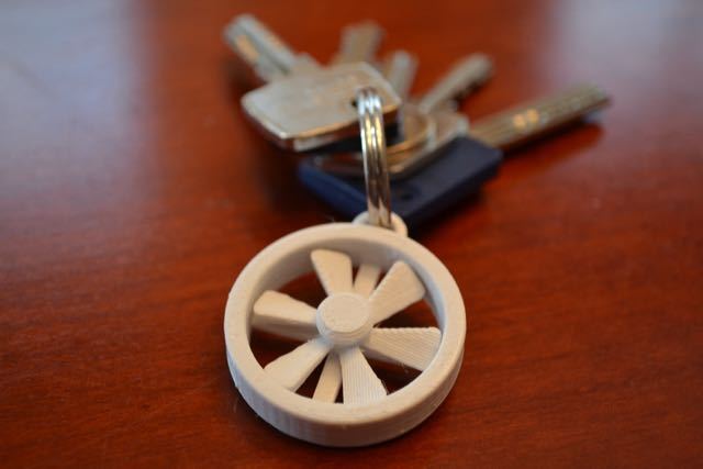 Propeller key chain