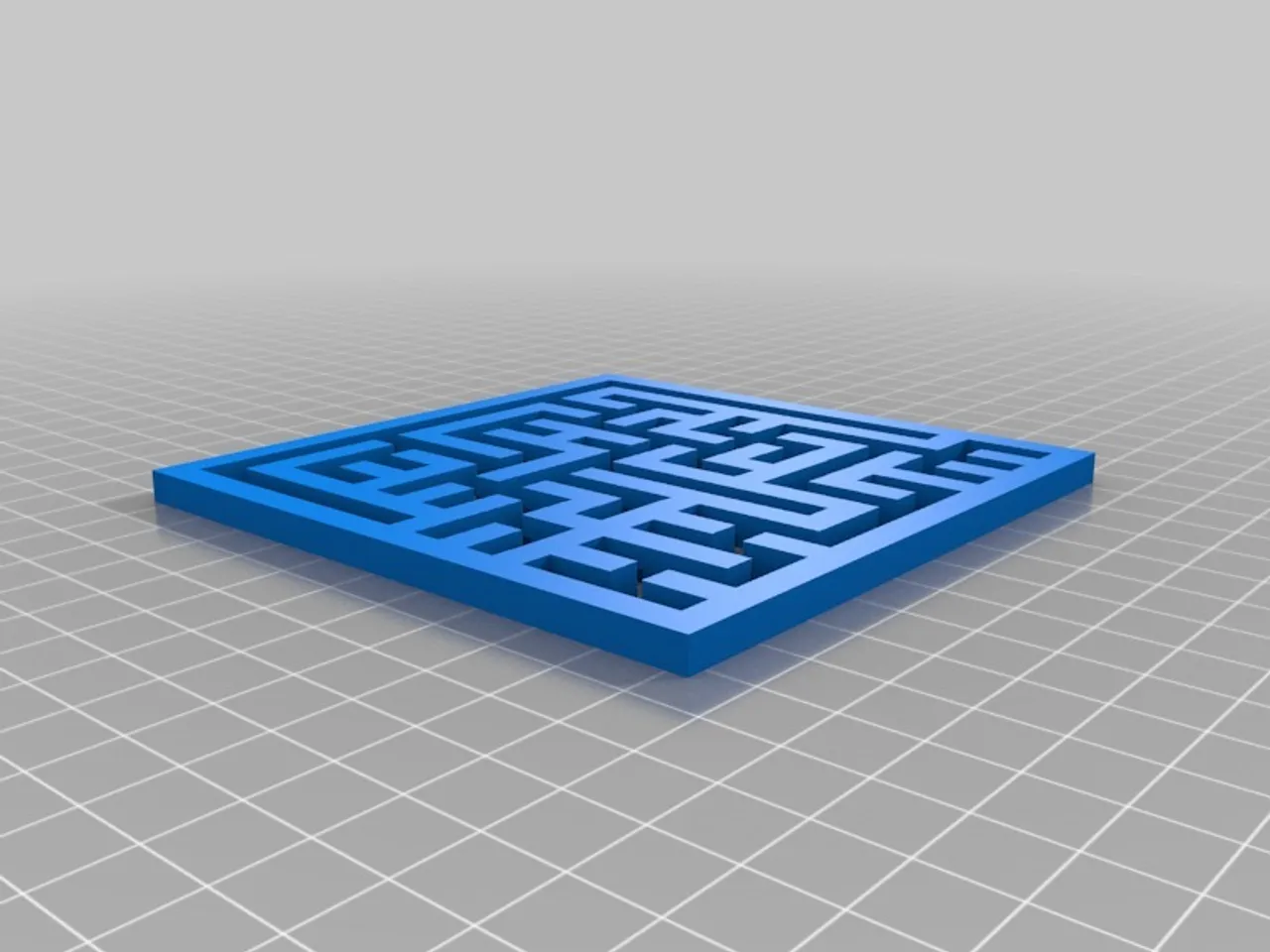 Random Maze Generator by gringer | Download STL model |