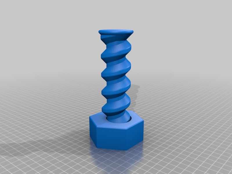 Simplified Gravity Screw