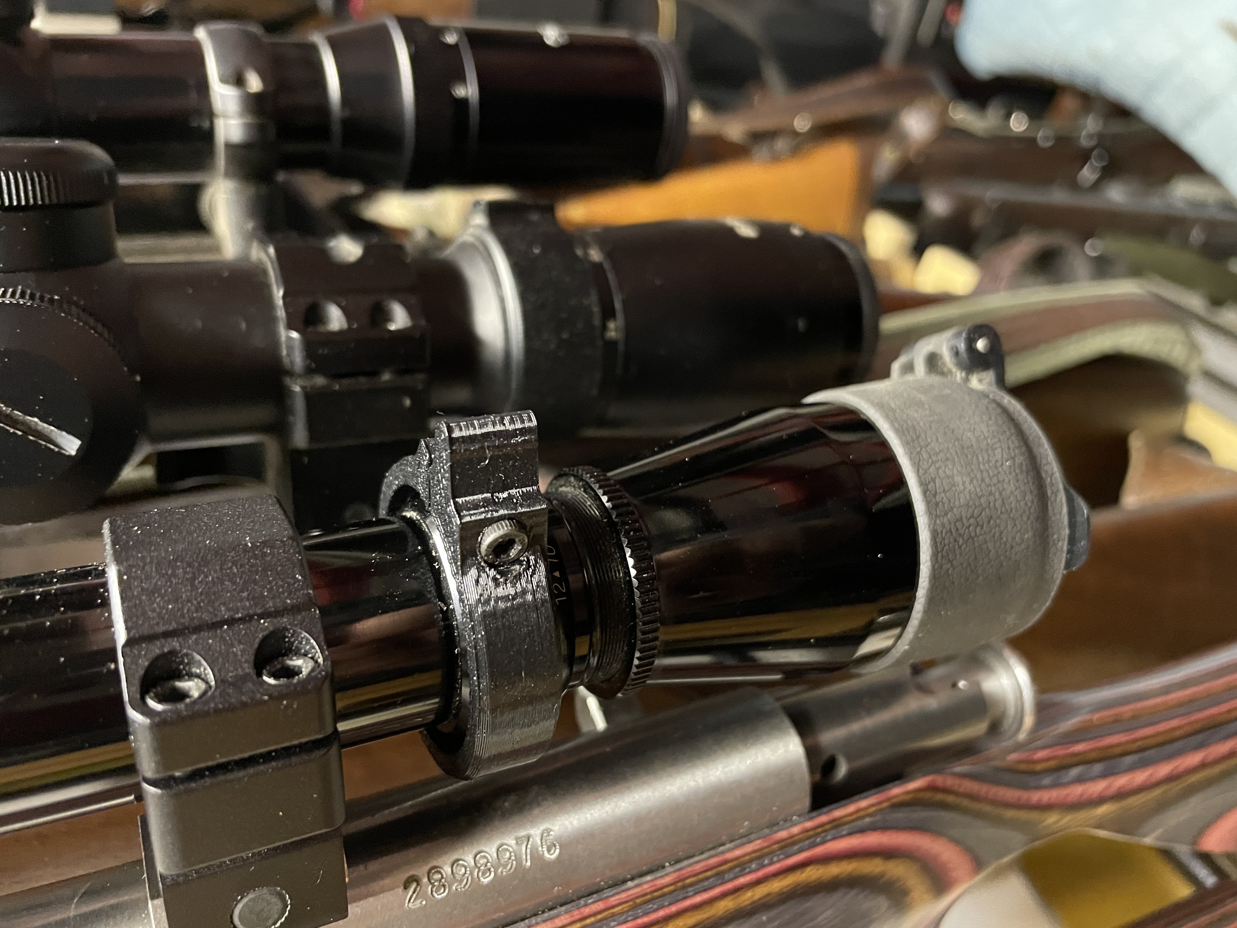 Throw lever for optic with 33mm ring