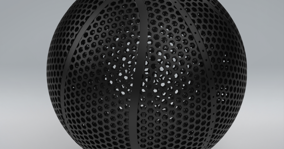 Airless basketball Gen 9 by PartyLime | Download free STL model ...