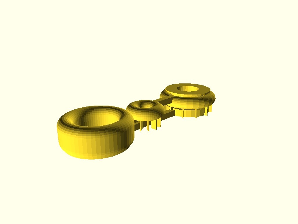 Miniatura 5 do modelo 3D Double-pendulum Finger Spinner