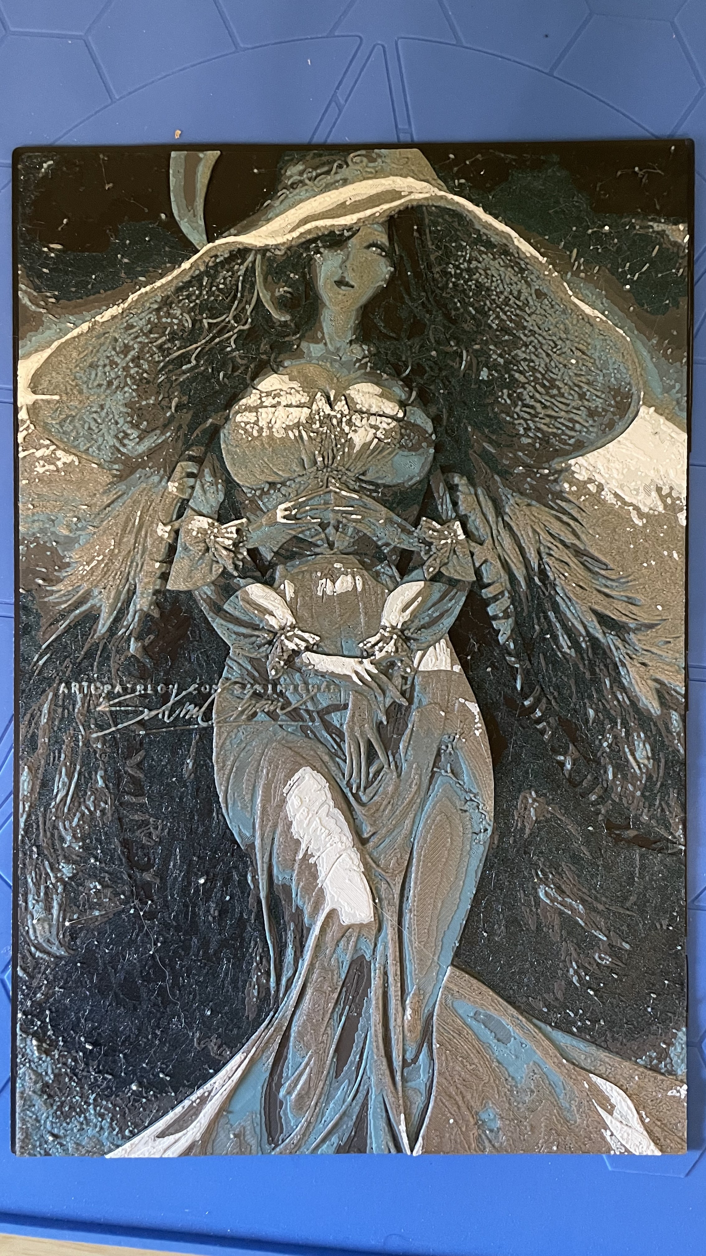 Elden Ring - Ranni Fan Art - Hueforge Filament Painting